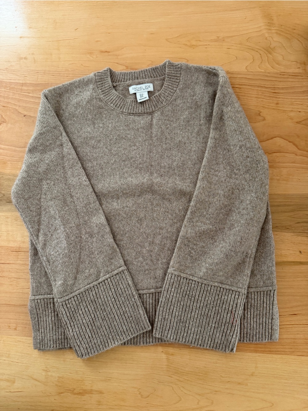 Lucky Brand Taupe Crewneck Sweater